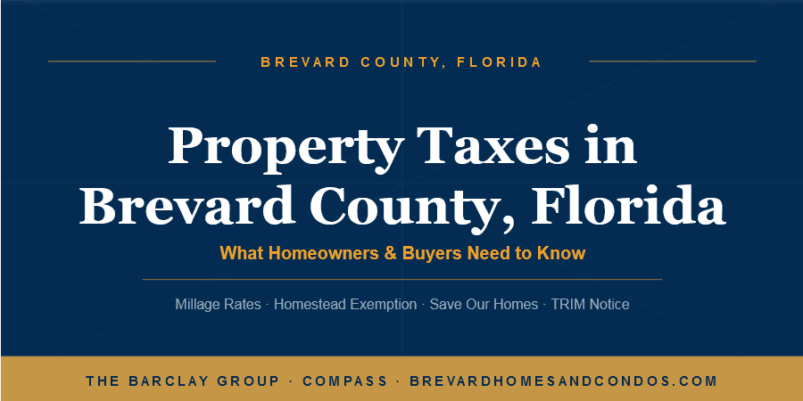 Brevard County property taxes guide for homeowners & buyers
